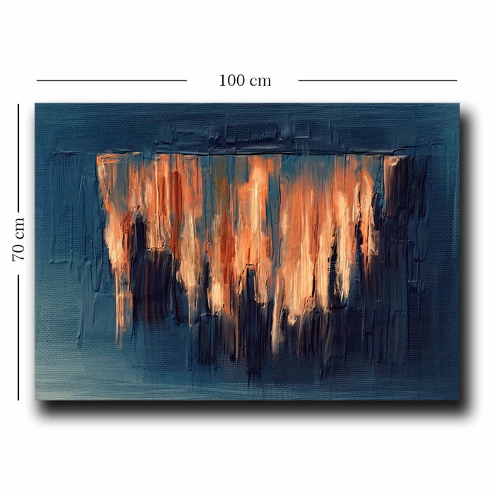 Wallity Cuadro Decorativo sobre Lienzo 70 x 100 cm - 70100NISC-038